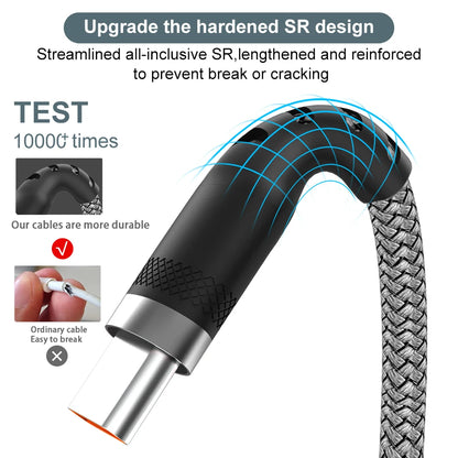 FastCharge™ 6A — Cable USB-C de Carga Superrápida | 1M–8M