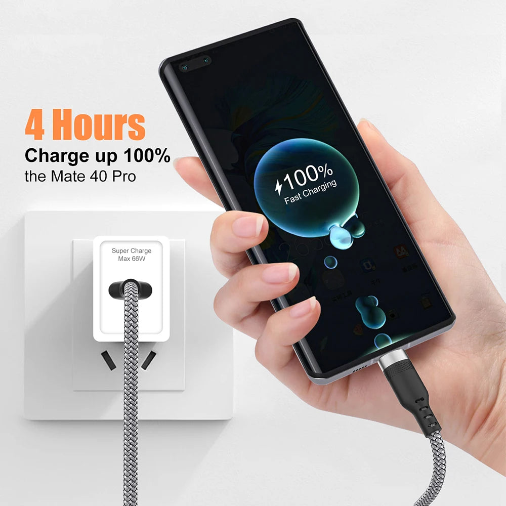 FastCharge™ 6A — Cable USB-C de Carga Superrápida | 1M–8M