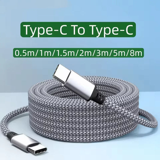 FastCharge™ 60W — Cable USB-C a USB-C de Carga Rápida