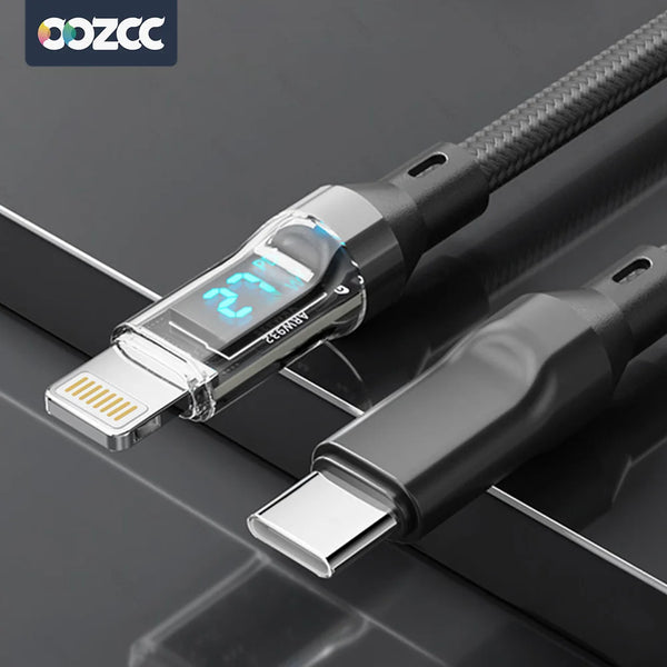 27W Lightning Fast Charging Cable with LCD Display